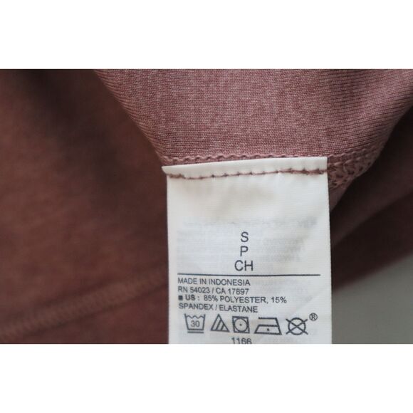 Old Navy 724652 Women's Sz S Mauve Heather CloudComfy Cropped 1/4 Zip Pullover - Picture 4 of 11